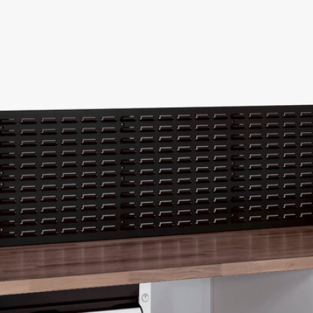 perfo bench backpanel kit (louvre) WxDxH: 1486x332x457mm