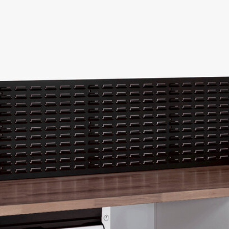 perfo bench backpanel kit (louvre) WxDxH: 1981x332x457mm