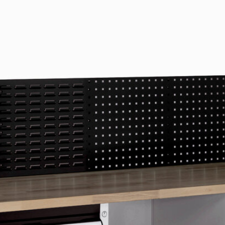 perfo bench backpanel kit (combi) WxDxH: 1486x332x457mm