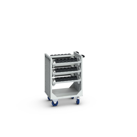 CNC high capacity trolley kit with 6 ISO 40 tool carriers - WxDxH: 670x600x985mm - RAL 7035
