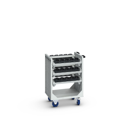 CNC high capacity trolley kit with 6 ISO 50 tool carriers - WxDxH: 670x600x985mm - RAL 7035