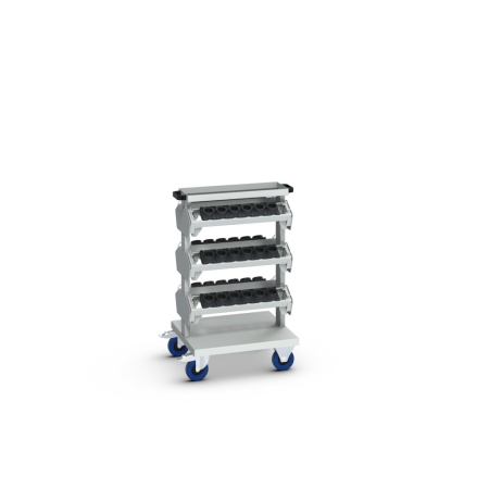 CNC compact trolley kit with 6 Capto C6 tool carriers - WxDxH: 650x710x1020mm - RAL 7035