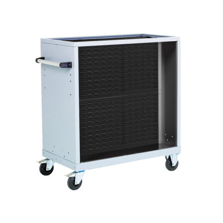 CNC louvre panel tool trolley for use with tool blocks WxDxH: 1115x600x1150mm
