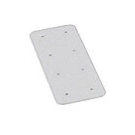 Worktop support joining plate WxDxH: 250x100x2mm - RAL 7035