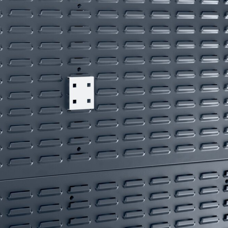 perfo adapter for louvre panel 2 row - WxDxH: 65x15x77mm - RAL 7035