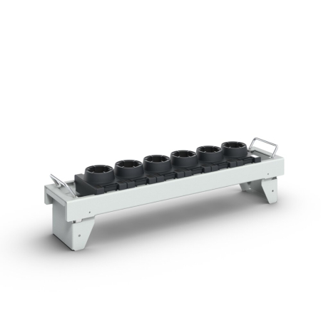 CNC tool carrier ISO 40/BT40/SK40 (6 location) WxDxH: 590x125x110mm