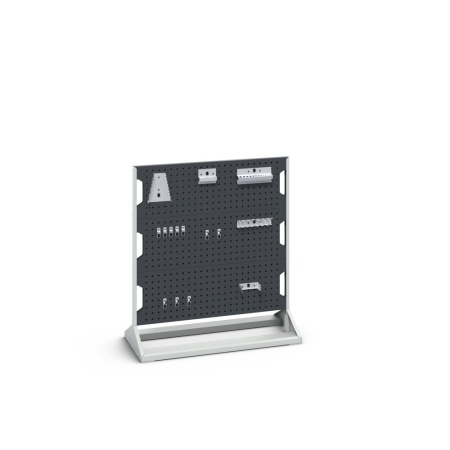 perfo panel rack (perfo) &amp; hook kit single sided with 40x hook kit WxDxH: 1000x550x1125mm