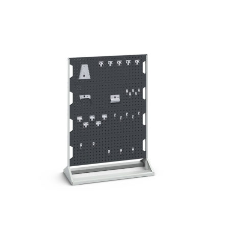 perfo panel rack (perfo) &amp; hook kit single sided with 60x hook kit WxDxH: 1000x550x1450mm