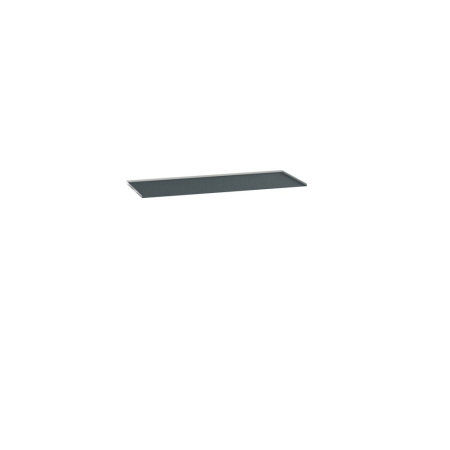 verso top tray with inlay mat WxDxH: 1050x550x15mm - RAL 7035