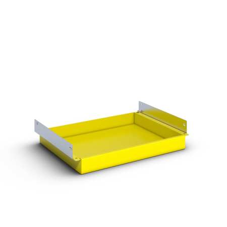 verso hazardous substance cupboard tray sealed sump tray/shelf - WxDxH: 525x350x50mm - RAL 1023