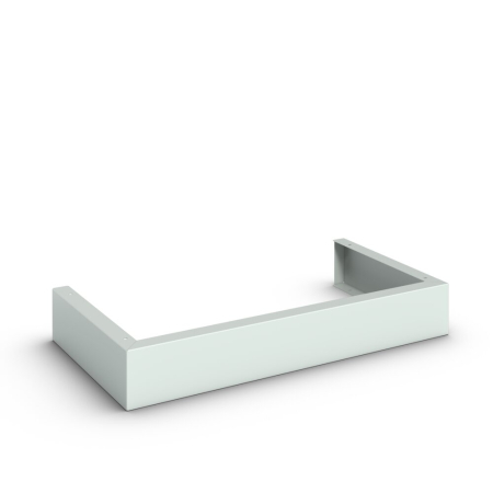 verso computer unit plinth kit for 1050w models - WxDxH: 1050x550x155mm - RAL 7035