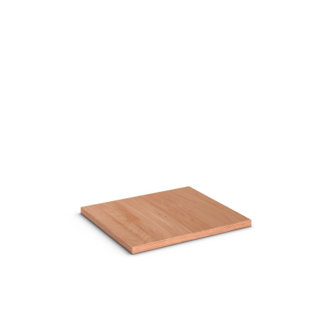 verso worktop (multiplex) WxDxH: 525x600x30mm - brown - natural wood