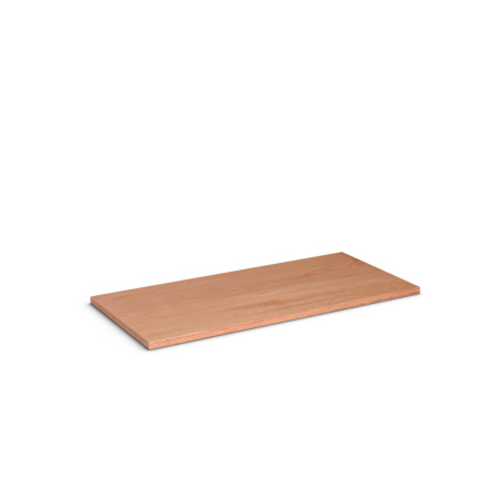 verso worktop (multiplex) WxDxH: 1300x600x30mm - brown - natural wood