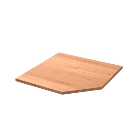 cubio worktop for corner (multiplex) WxDxH: 1125x1125x40mm - brown - natural wood