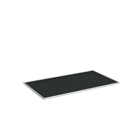 cubio top tray with inlay mat WxDxH: 1300x750x15mm