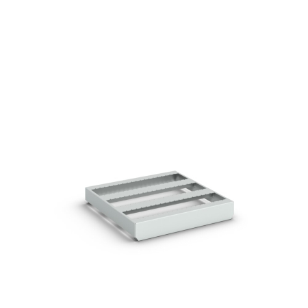 CNC drawer insert 3 rows, 60 sections total WxDxH: 650x650x80mm