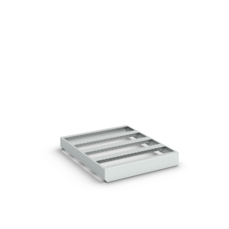 CNC drawer insert 4 rows, 80 sections total WxDxH: 650x750x80mm