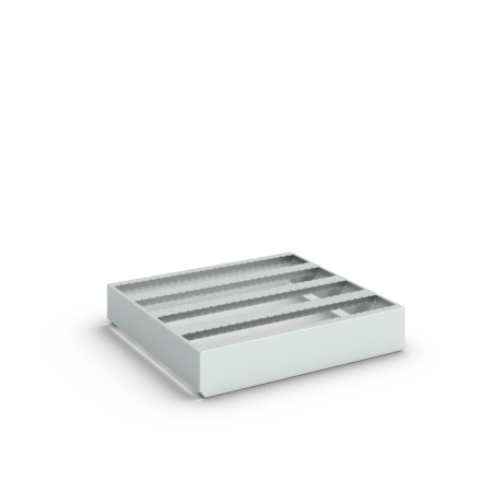 CNC drawer insert 4 rows, 104 sections total WxDxH: 800x750x125mm