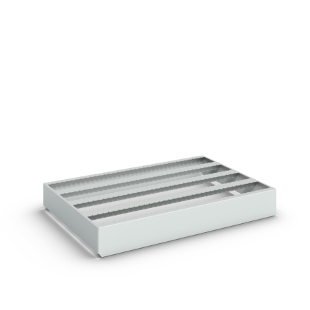 CNC drawer insert 4 rows, 144 sections total WxDxH: 1050x750x125mm