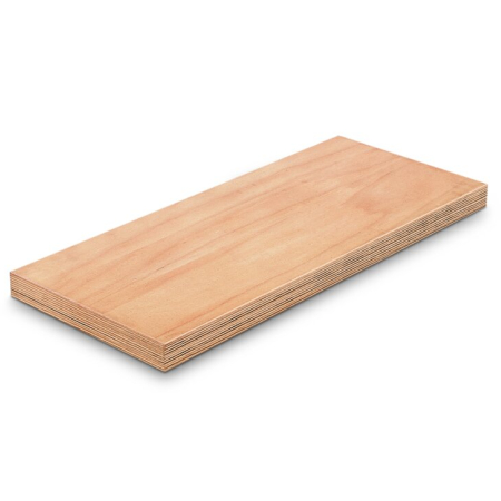 cubio worktop (multiplex) WxDxH: 1500x750x40mm - brown - natural wood