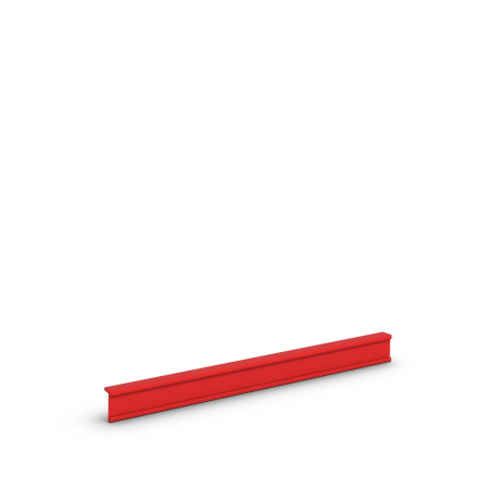 bottBox label holder L (pack of 36) red - WxDxH: 237x11x20mm - plastic / RAL 3001