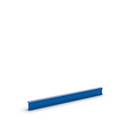bottBox label holder L (pack of 36) blue - WxDxH: 237x11x20mm - plastic / RAL 5010