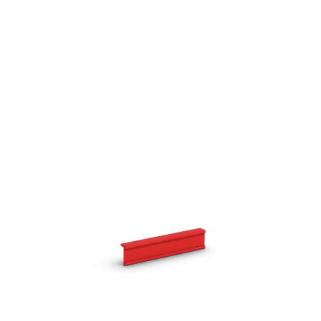 bottBox label clip M red (pack of 36) 36 x red - WxDxH: 103x11x20mm - plastic / RAL 3001