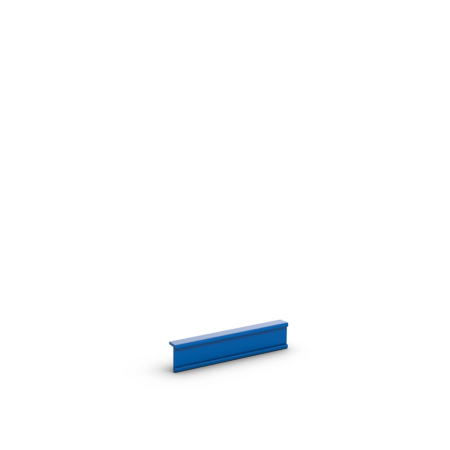 bottBox label clip M blue (pack of 36) 36 x blue - WxDxH: 103x11x20mm - plastic / RAL 5010