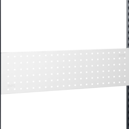perfo rear frame panel for system width 900mm - WxDxH: 848x36x240mm - RAL 7035