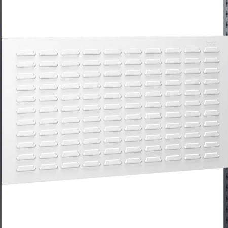 Louvred rear frame panel WxDxH: 1748x36x480mm - RAL 7035