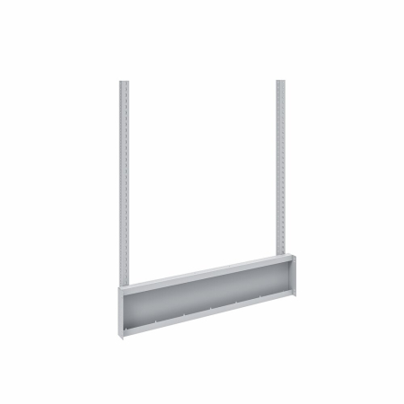 Rear frame uprights 2 pack for verso framework bench (1.5M) - WxDxH: 1466x154x1720mm - RAL 7035