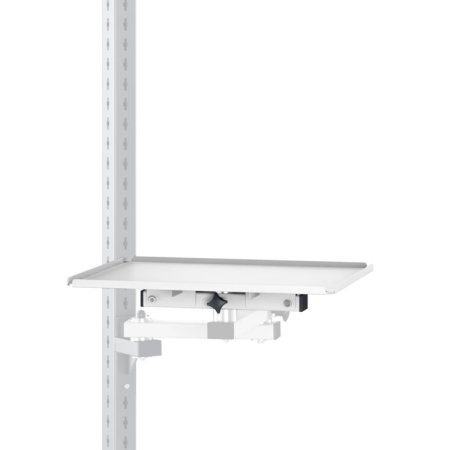 Swivel arm with tray can be rotated - WxDxH: 500x400x240mm - RAL 7035 ESD