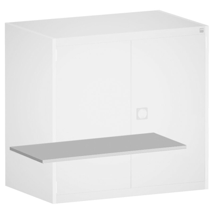cubio cupboard shelf kit (half depth) WxDxH: 1300x650x25mm - galvanised steel
