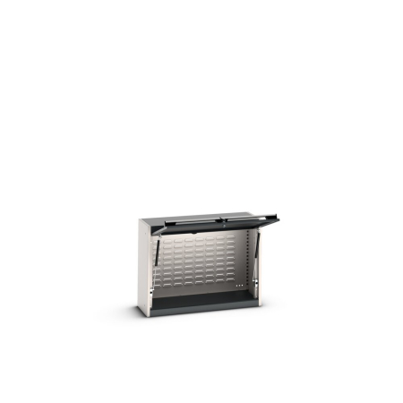 cubio wall cupboard (lift up door) with louvre back WxDxH: 800x325x600mm