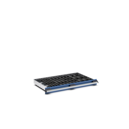 cubio trough block divider kit 36 compartment - WxDxH: 800x525x75mm - plastic / RAL 7011