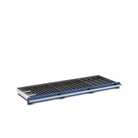 cubio trough block divider kit 55 compartment - WxDxH: 1300x525x75mm - plastic / RAL 7011