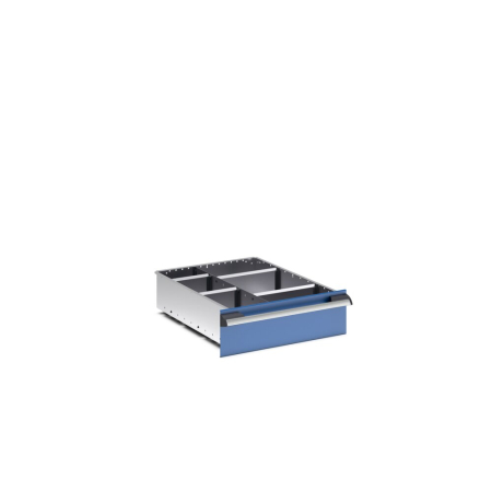 cubio adjustable metal divider kit 6 compartment - WxDxH: 525x650x150mm - galvanised steel