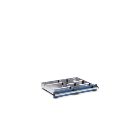 cubio adjustable metal divider kit 8 compartment - WxDxH: 650x525x75mm - galvanised steel