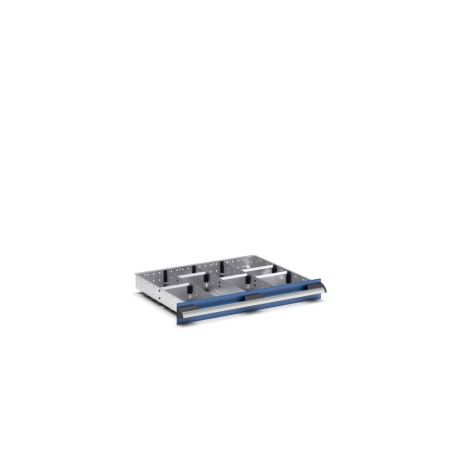 cubio adjustable metal divider kit 9 compartment - WxDxH: 650x525x75mm - galvanised steel