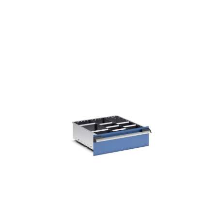 cubio adjustable metal divider kit 10 compartment - WxDxH: 525x525x150mm - galvanised steel