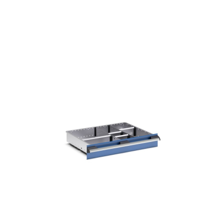 cubio adjustable metal divider kit 7 compartment - WxDxH: 650x525x100mm - galvanised steel