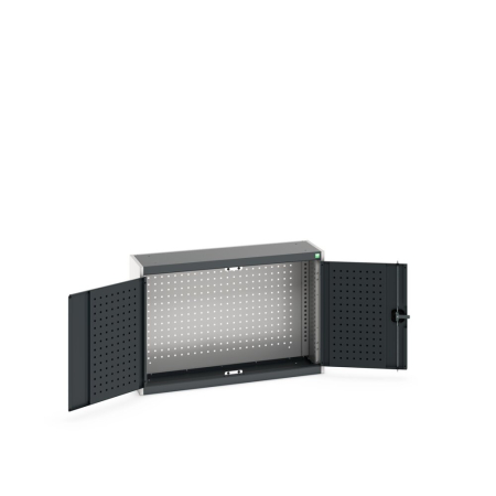 cubio wall cupboard (perfo door liner) with perfo back WxDxH: 1050x325x700mm