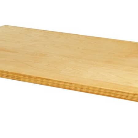 cubio worktop (multiplex) WxDxH: 750x750x40mm - brown - natural wood