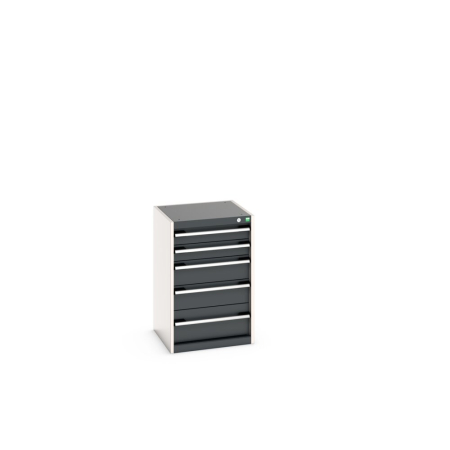 cubio drawer cabinet with 5 drawers WxDxH: 525x525x800mm