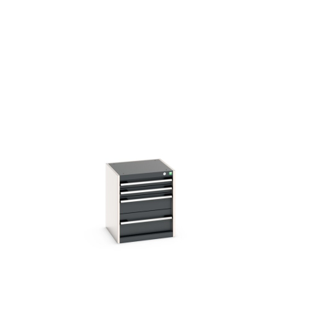 cubio drawer cabinet with 4 drawers WxDxH: 525x525x600mm