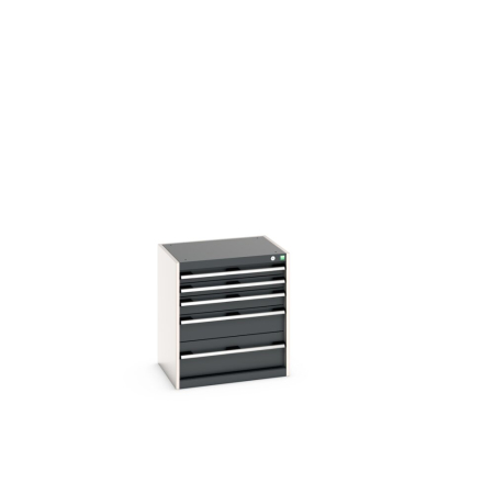 cubio drawer cabinet with 5 drawers WxDxH: 650x525x700mm