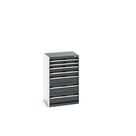 cubio drawer cabinet with 7 drawers WxDxH: 650x525x1000mm
