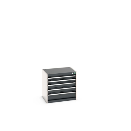 cubio drawer cabinet with 5 drawers WxDxH: 650x525x600mm