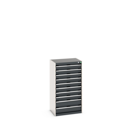 cubio drawer cabinet with 10 drawers WxDxH: 650x525x1200mm