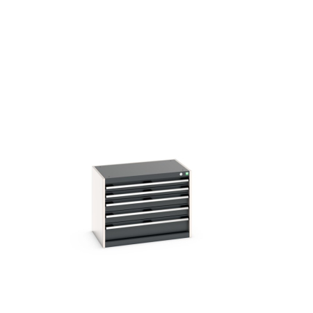 cubio drawer cabinet with 5 drawers WxDxH: 800x525x600mm